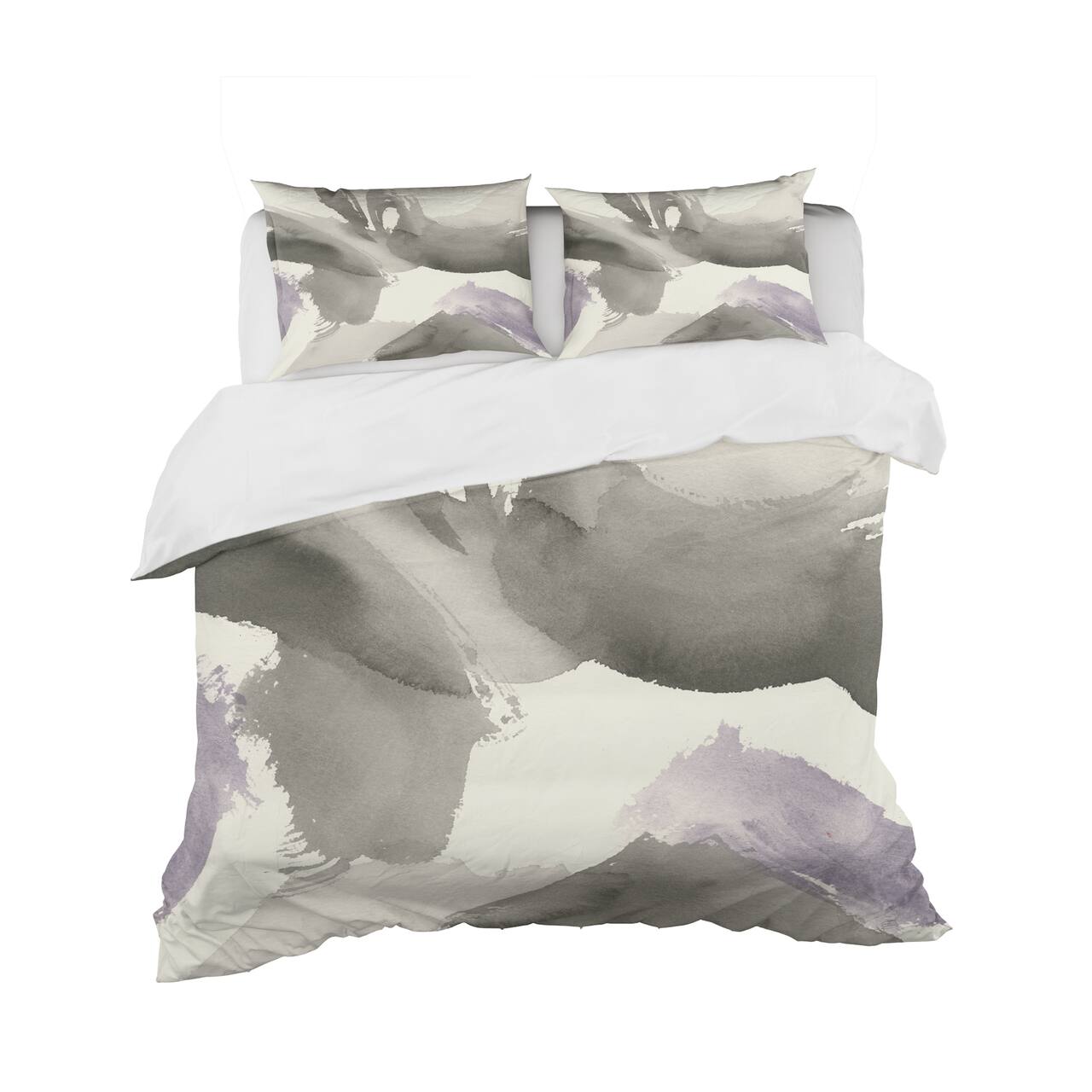 Designart 'minimal geometric Gesture IV' Geometric Bedding Set - Duvet Cover & Shams